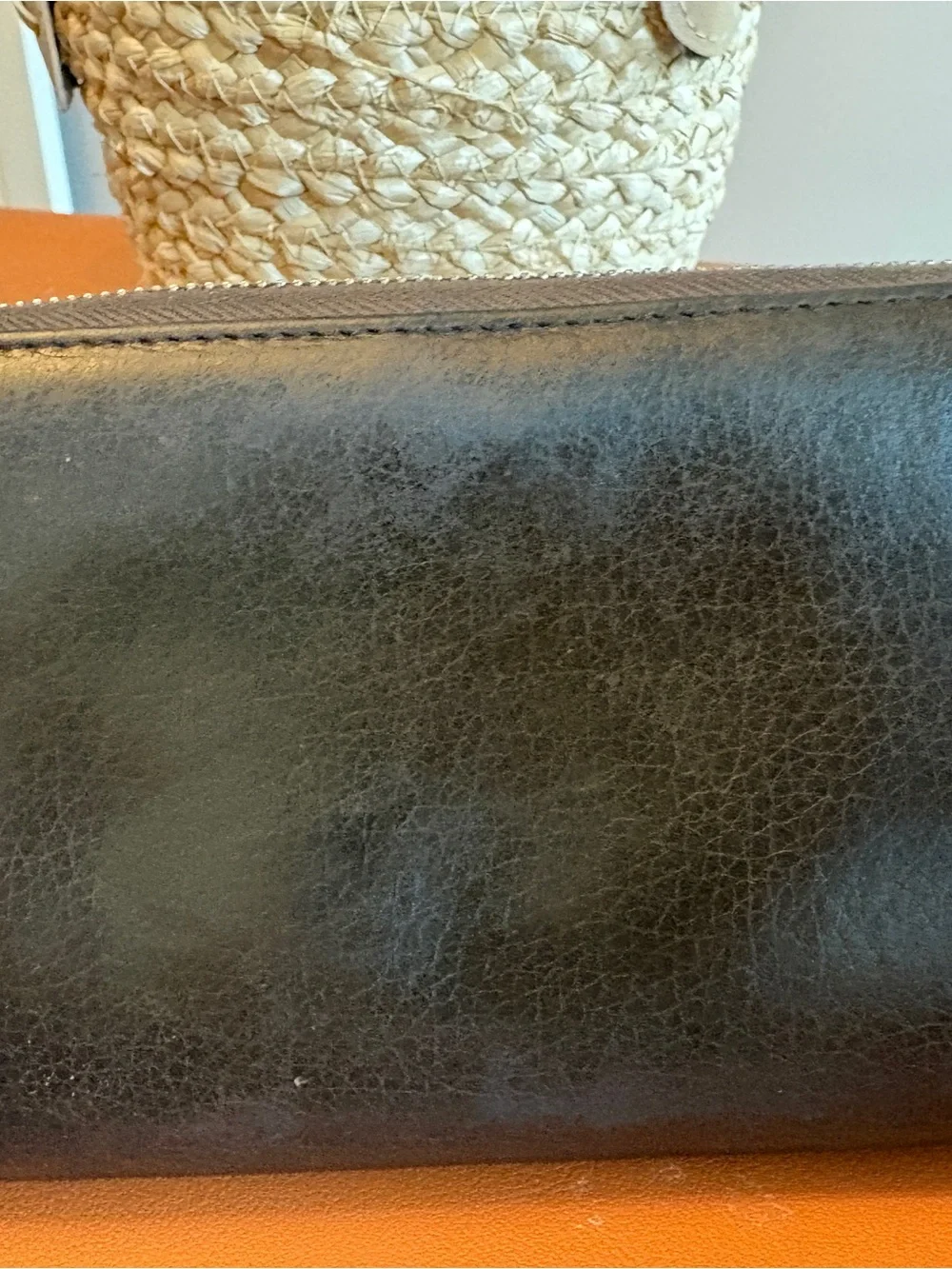 Gucci Dark Brown Leather Zip-Around Wallet